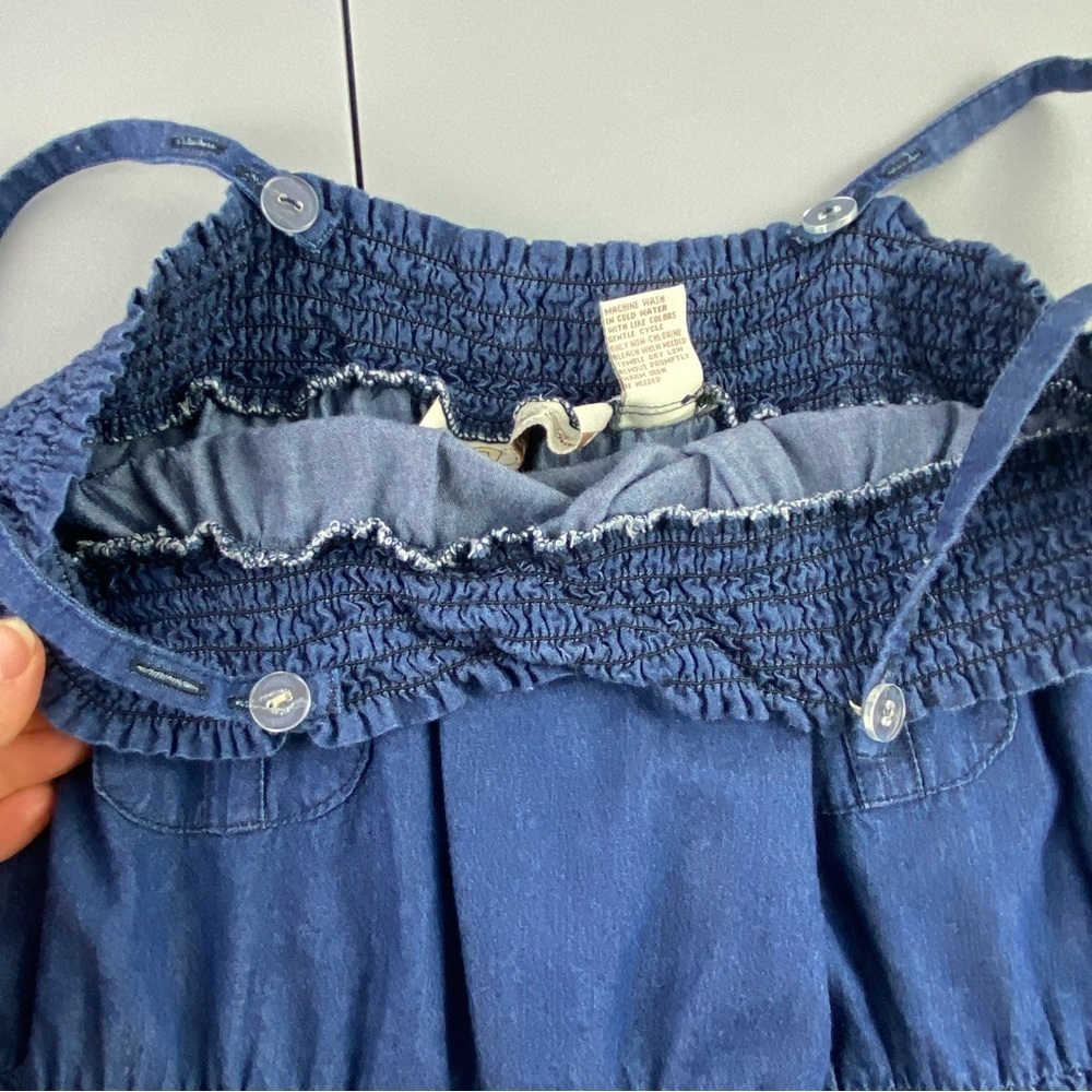 I.Q. denim cotton jumpsuit women's size large - Picture 5 of 16